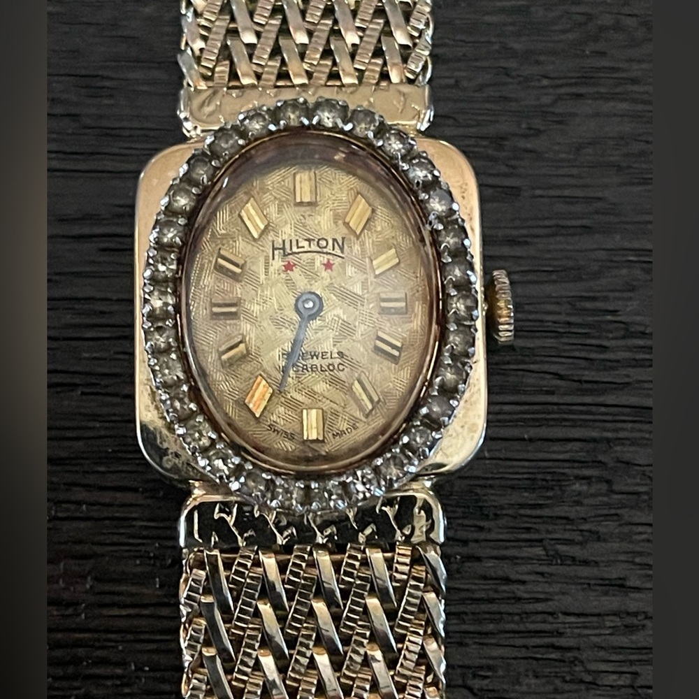 Hilton gold watch rare find